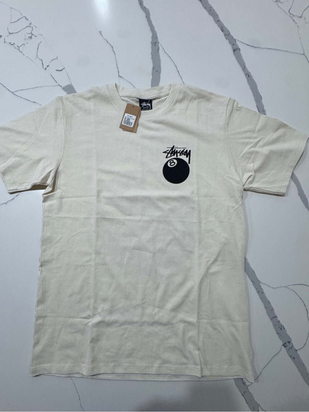 Cream Logo Short-Sleeve Men's T-Shirt